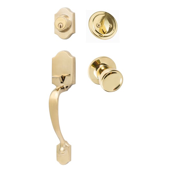 Sure-Loc Hardware Sure-Loc Hardware Coral Handleset, Tulip Handleset Trim, Polished Chrome CR507-TL 3 - main